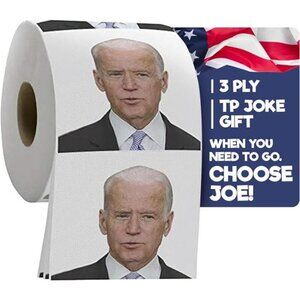 Joe Biden Funny Political Toilet Paper Roll - TP Prank Democrat